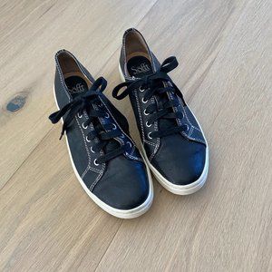 Sofft Black Leather Sneakers 9.5